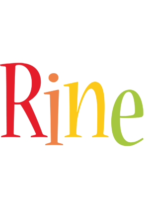 Rine birthday logo