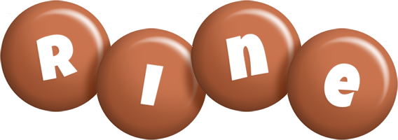 Rine candy-brown logo