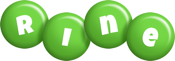 Rine candy-green logo