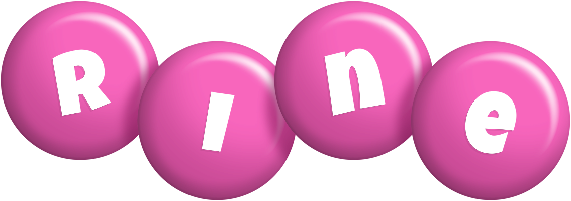 Rine candy-pink logo