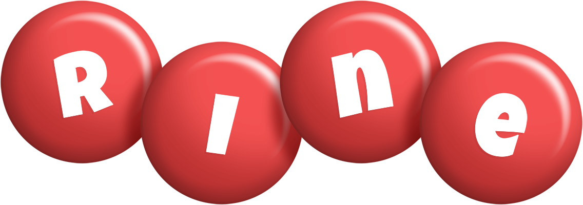 Rine candy-red logo