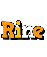 Rine cartoon logo