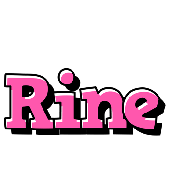 Rine girlish logo