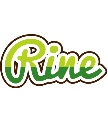 Rine golfing logo