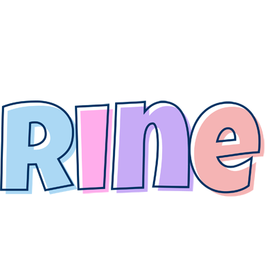 Rine pastel logo