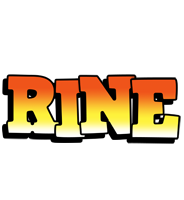 Rine sunset logo