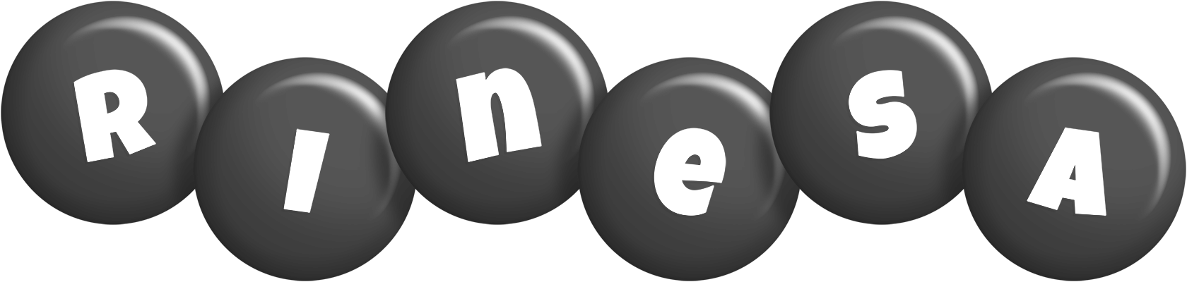 Rinesa candy-black logo