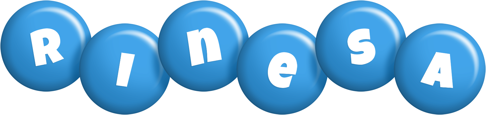 Rinesa candy-blue logo