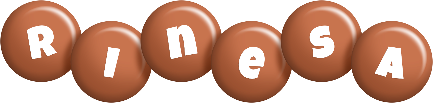 Rinesa candy-brown logo