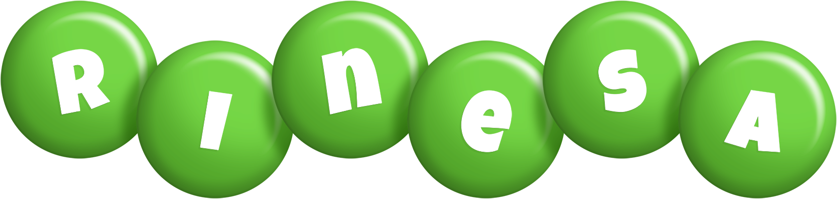 Rinesa candy-green logo