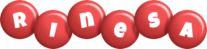 Rinesa candy-red logo