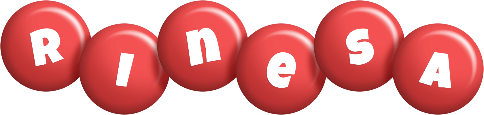 Rinesa candy-red logo