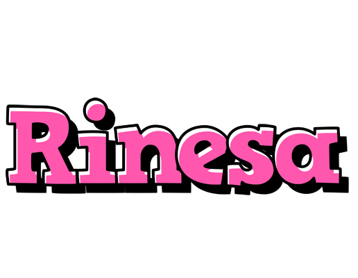 Rinesa girlish logo