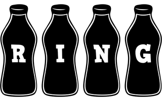 Ring bottle logo