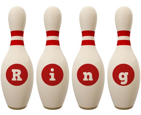 Ring bowling-pin logo