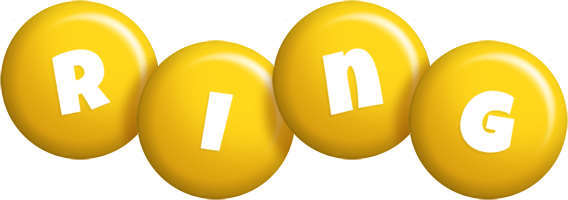 Ring candy-yellow logo