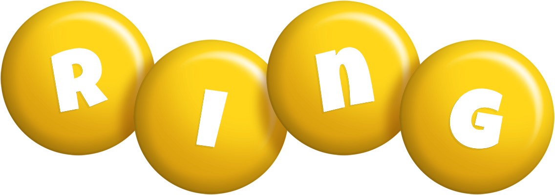 Ring candy-yellow logo