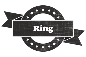 Ring grunge logo