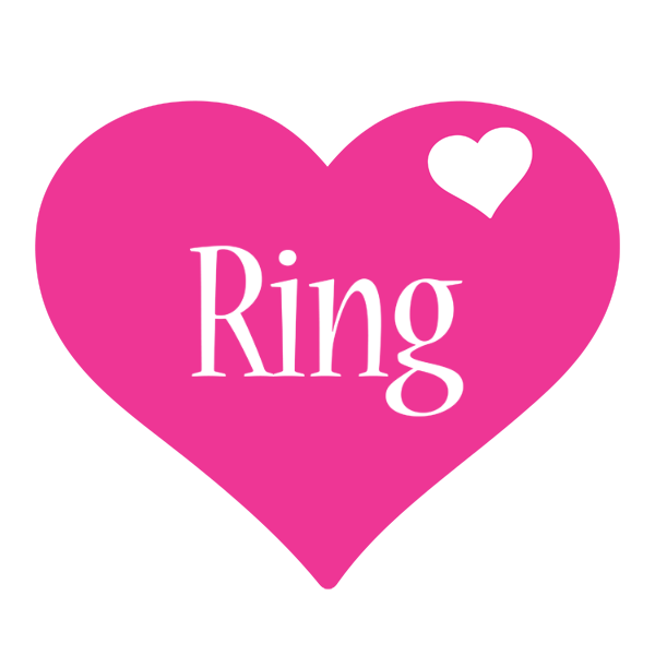 Ring love-heart logo