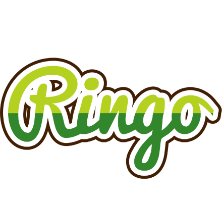 Ringo golfing logo