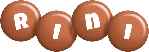 Rini candy-brown logo