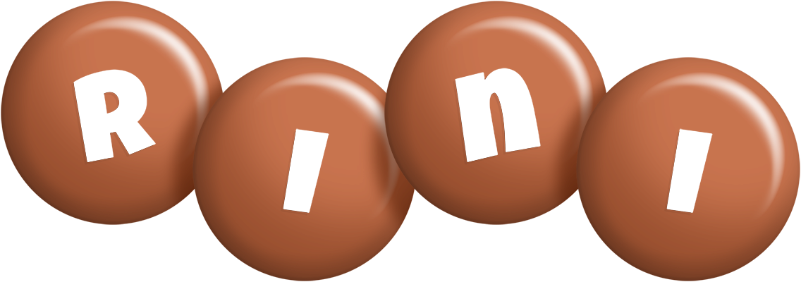 Rini candy-brown logo