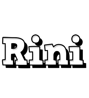Rini snowing logo