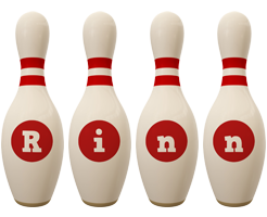 Rinn bowling-pin logo