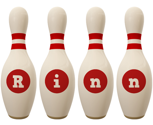 Rinn bowling-pin logo