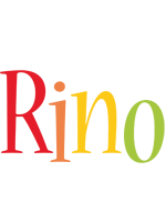Rino birthday logo