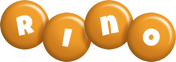 Rino candy-orange logo
