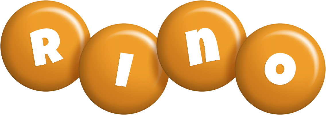 Rino candy-orange logo