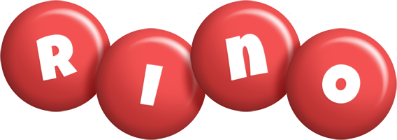 Rino candy-red logo