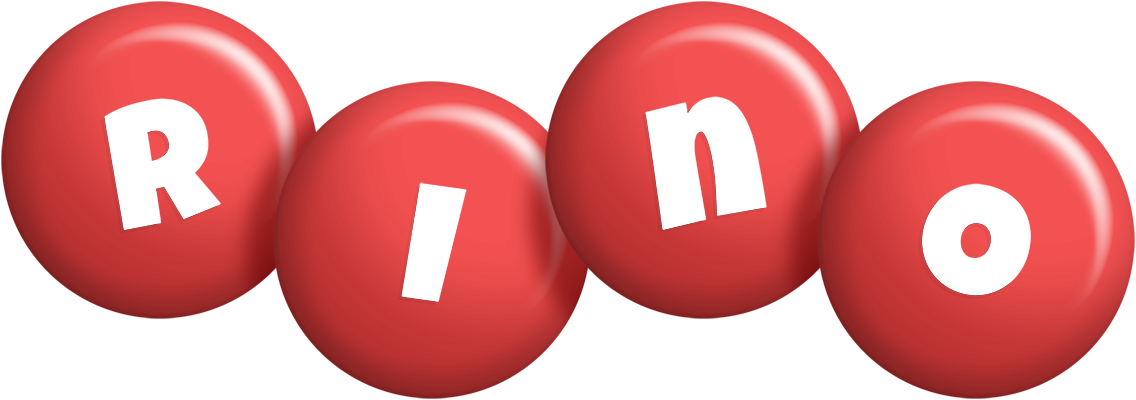 Rino candy-red logo