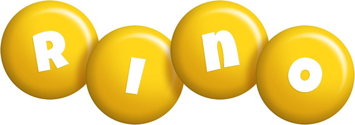 Rino candy-yellow logo