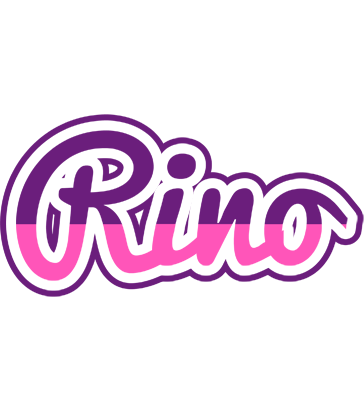 Rino cheerful logo
