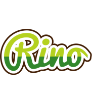 Rino golfing logo