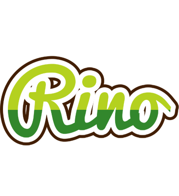 Rino golfing logo