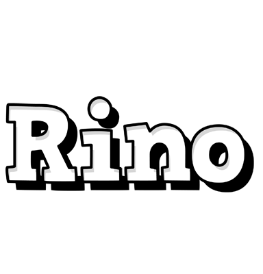 Rino snowing logo