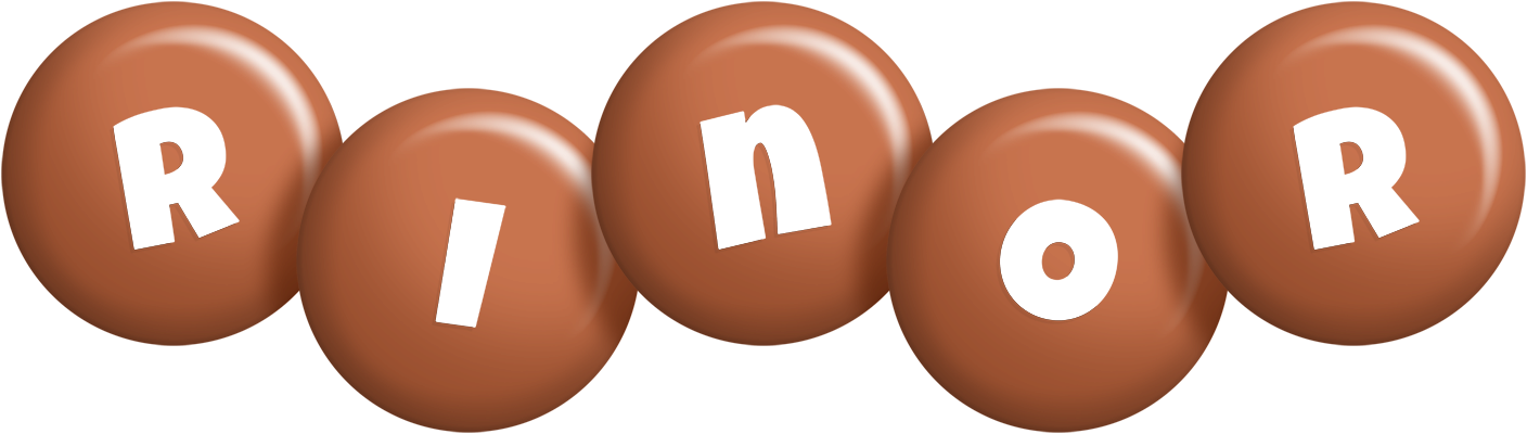 Rinor candy-brown logo