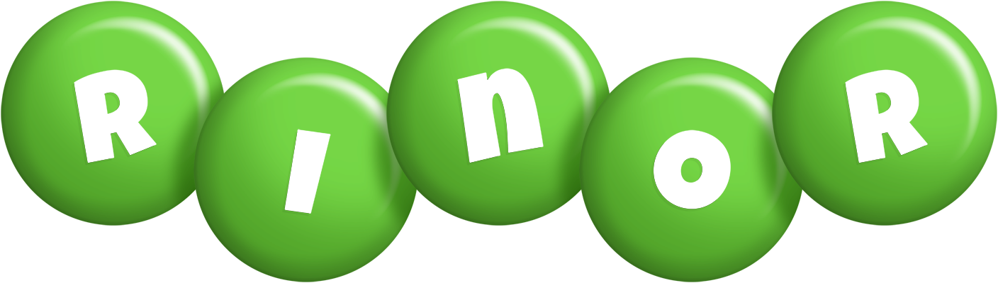 Rinor candy-green logo