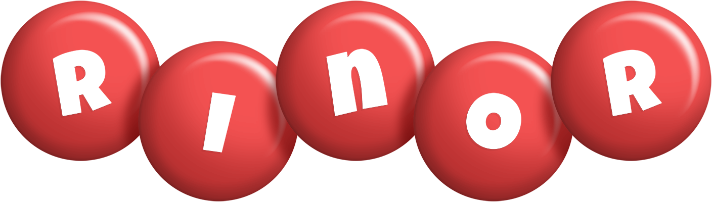 Rinor candy-red logo