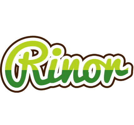Rinor golfing logo