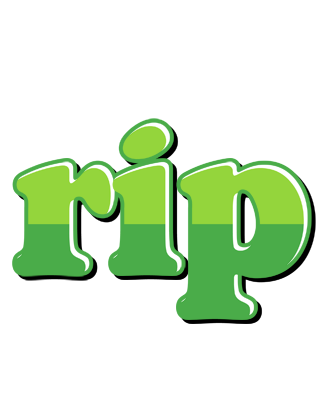 Rip apple logo