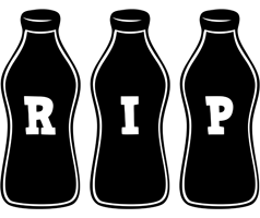 Rip bottle logo