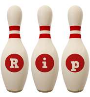 Rip bowling-pin logo