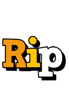 Rip cartoon logo