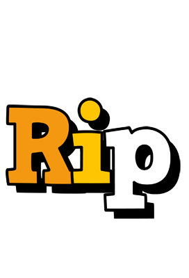 Rip cartoon logo