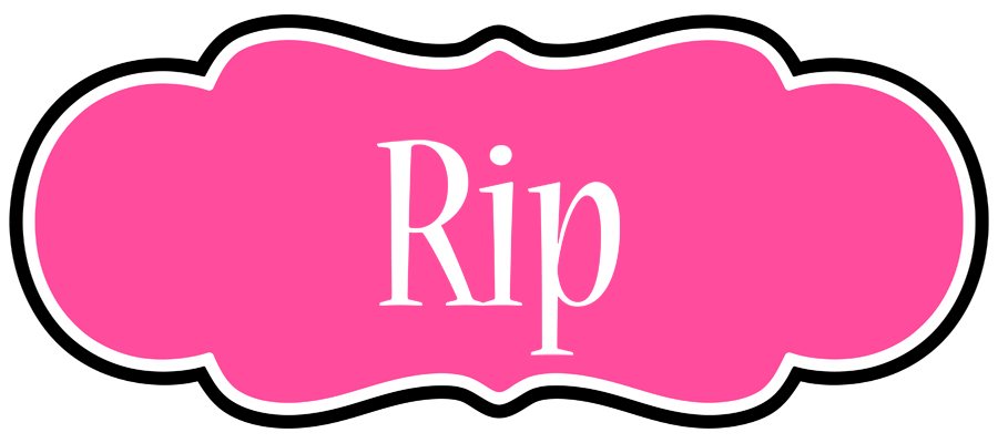 Rip invitation logo