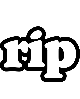 Rip panda logo